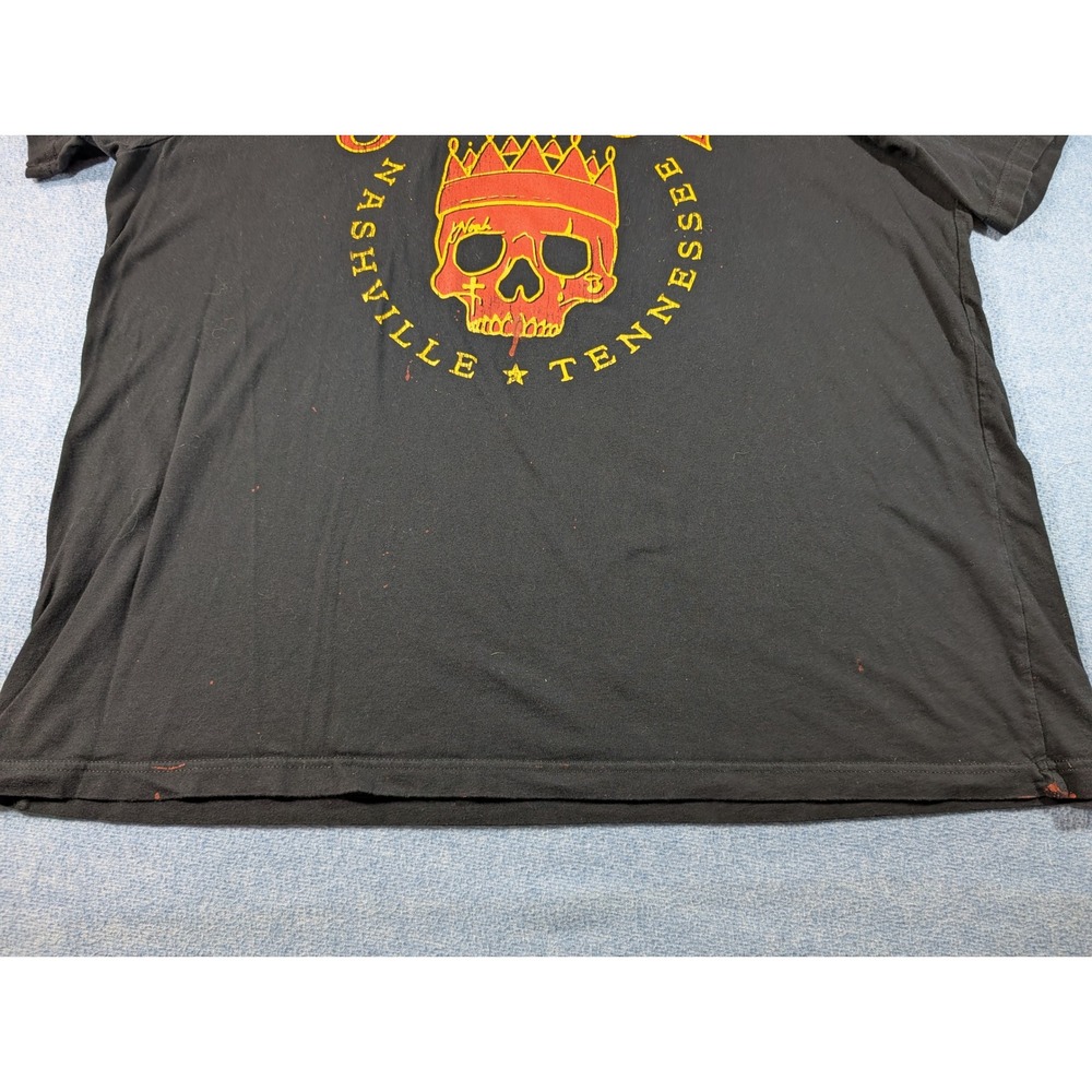 Jelly Roll Nashville Tennessee Crowned Skull Graphic T-Shirt Black 3XL - Picture 2 of 7